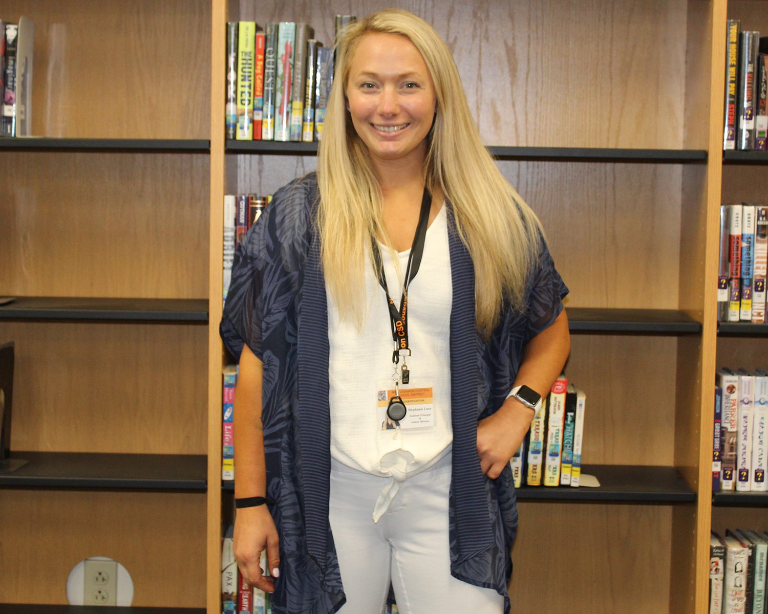 Assistant Principal/Athletic Director Stephanie Luce