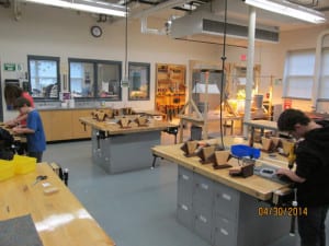 Technology class lab area